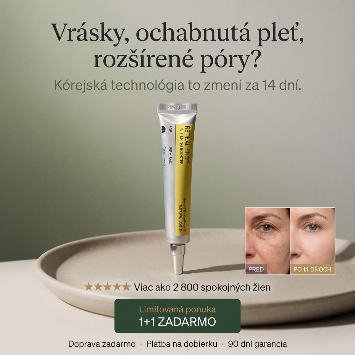 Viditeľné výsledky za 14 dní. 1+1 zadarmo.