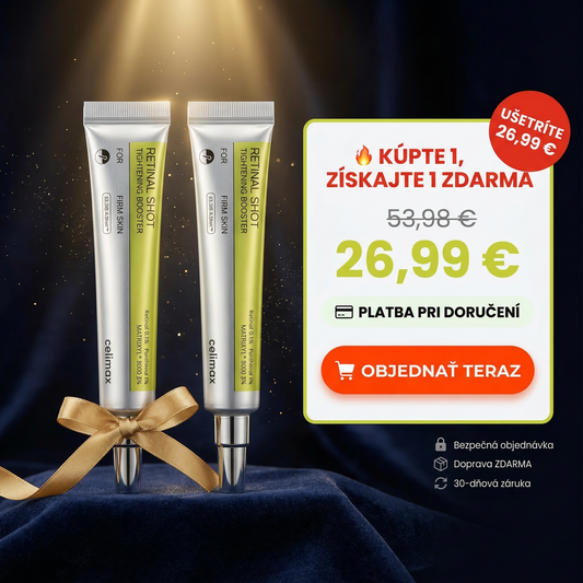 🔥 KÚPTE 1, ZÍSKAJTE 1 ZDARMA — IBA DNES!  Celimax Retinal Shot za 26,99€ namiesto 53,98€