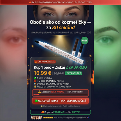 🔥 LIMITOVANÁ AKCIA: 🎁 KÚP 1 = DOSTANEŠ 3⚠️ Iba 6 kusov zostatok!