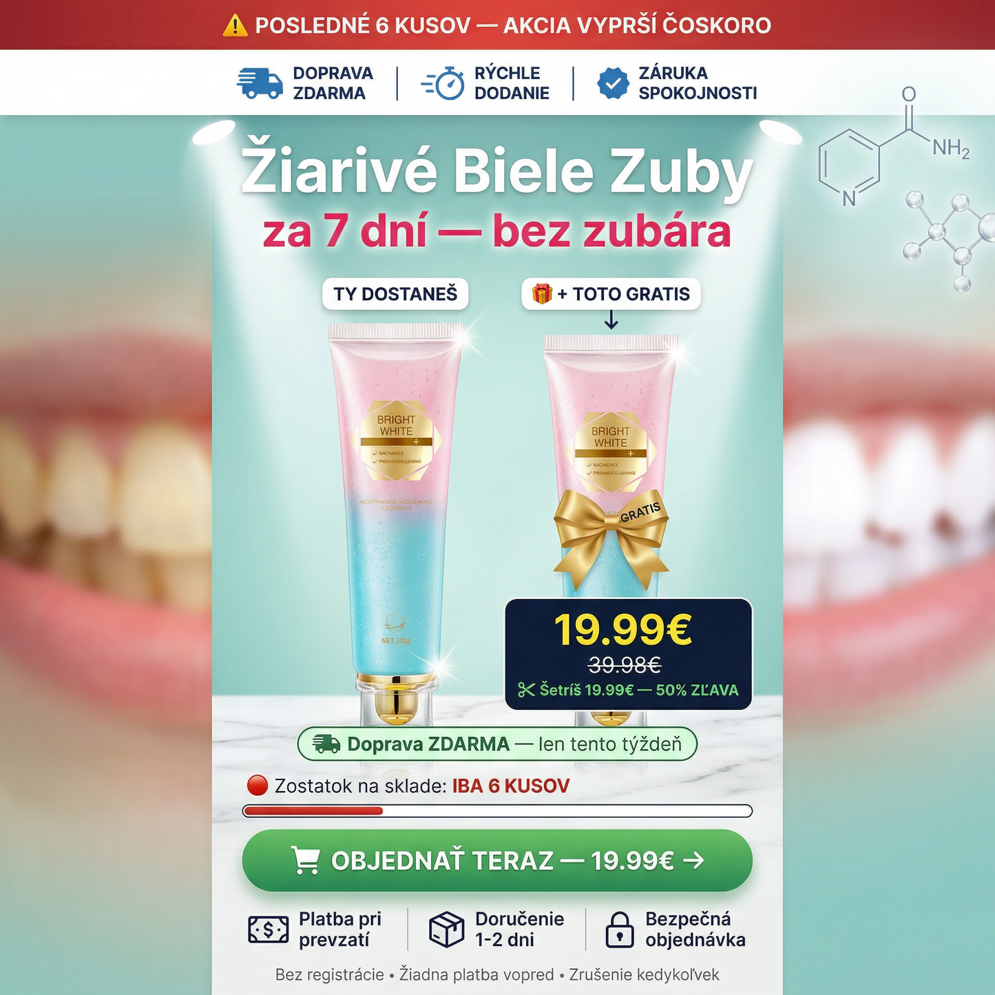 KÚP 1 — DOSTANEŠ 2 GRATIS🎁. Platíš až pri prevzatí 📦