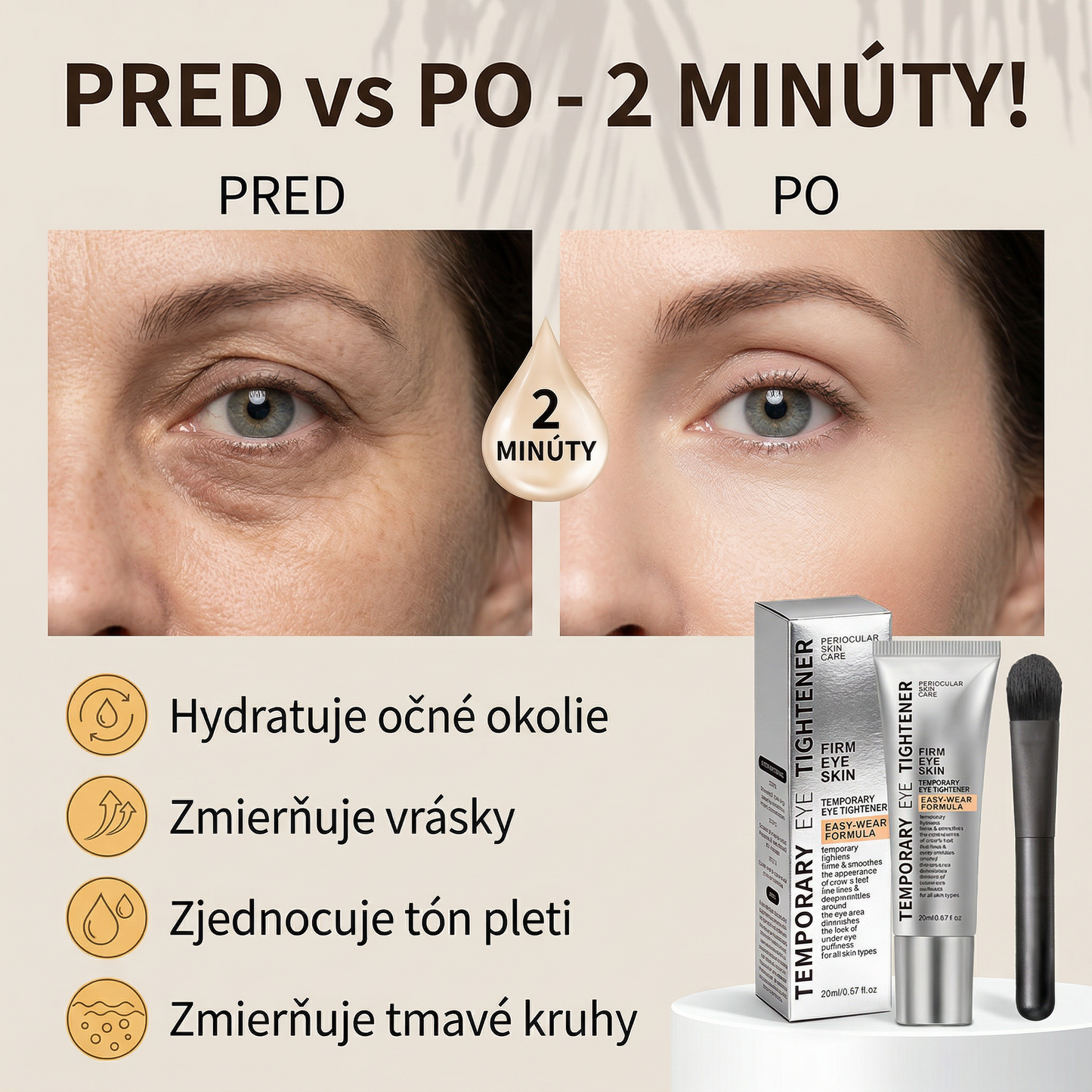 🎁 KÚP 1, DOSTANEŠ 1 ÚPLNE ZADARMO! Vyzerajte O 10 Rokov Mladšie Za 60 Sekúnd