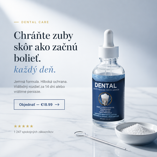 Silnejšie zuby. Zdravší úsmev. Dnes 1+1 zadarmo