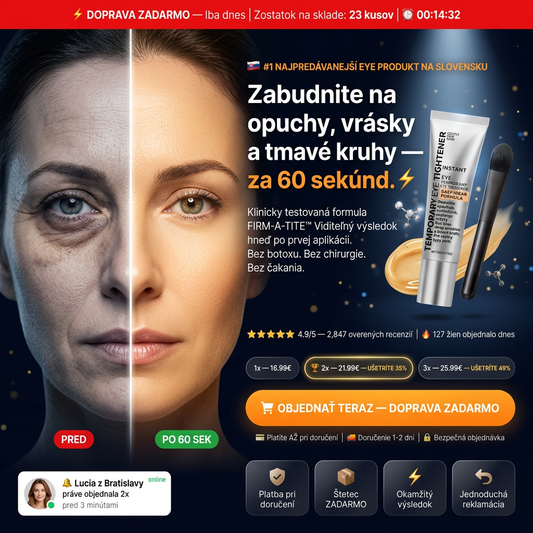 Najpredávanejší eye produkt na Slovensku │💎 NEUVERITEĽNÁ PONUKA— IBA DNES 🔥