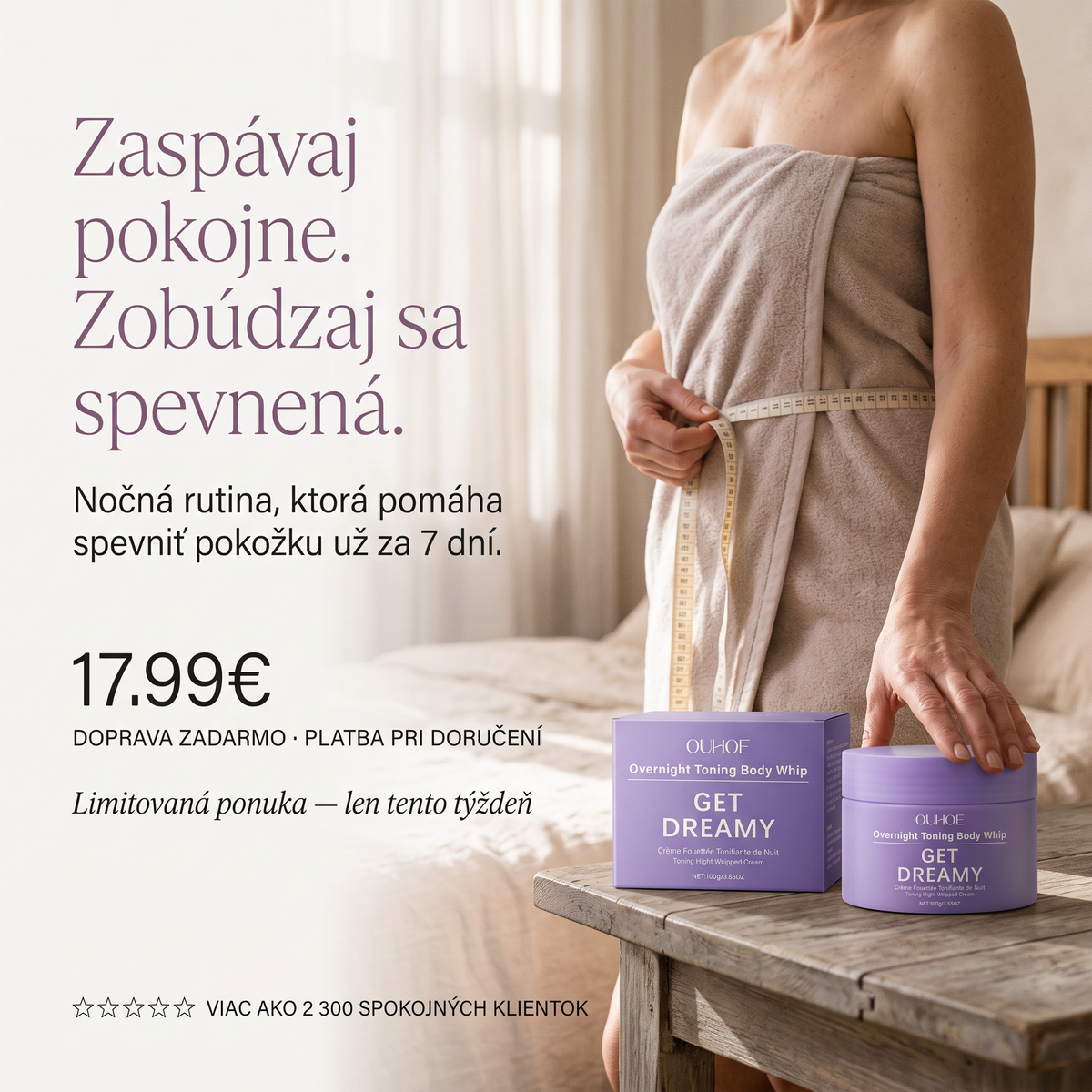Firmed skin for €17.99. Today.